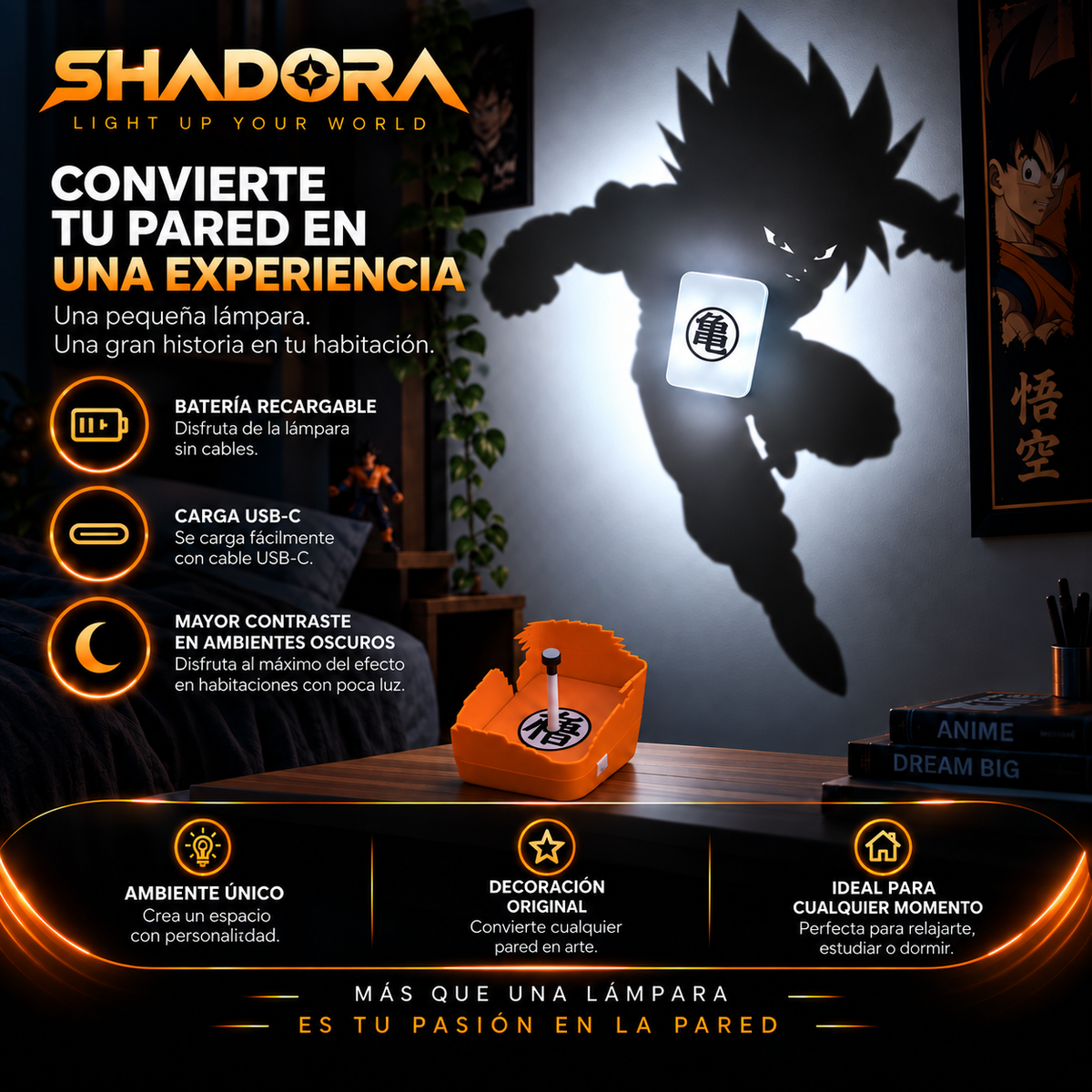 Shadora Lampara de Proyeccion de Sombra