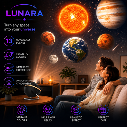 LUNARA Galaxy Star Projector